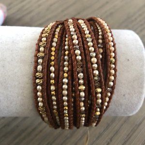 New Auth Chan Luu Champagne Pearl Mix Multi Strand